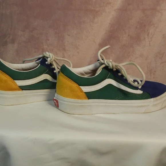 Vans Unisex Multicolored Low Top Classic Lace Up Suede Shoes Size 6M/7.5W - Picture 4 of 8